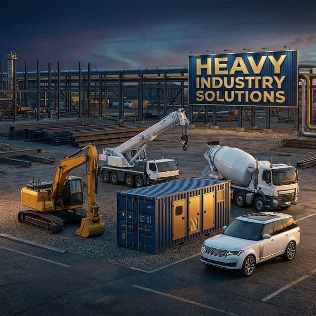 Construction Fleet Collage