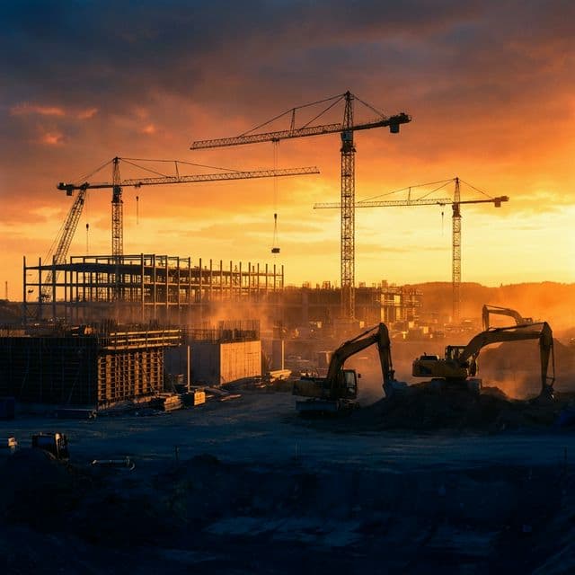 Industrial construction background